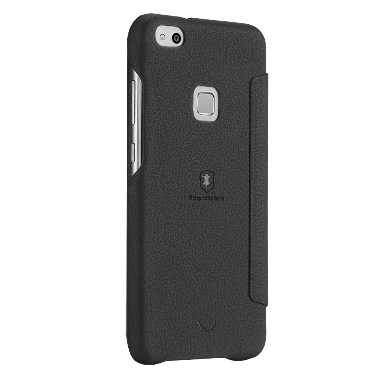 Lenuo for Huawei P10 Lite PU+PC Litchi Texture Horizontal Flip Leather Case with Card Slots