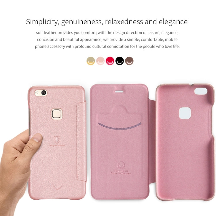Lenuo for Huawei P10 Lite PU+PC Litchi Texture Horizontal Flip Leather Case with Card Slots