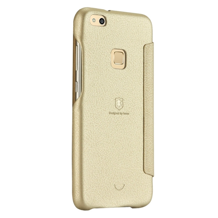 Lenuo for Huawei P10 Lite PU+PC Litchi Texture Horizontal Flip Leather Case with Card Slots