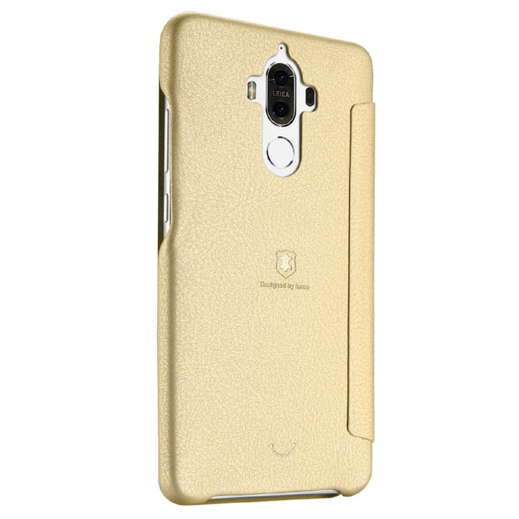 Lenuo for Huawei Mate 9 PU+PC Litchi Texture Horizontal Flip Leather Case with Card Slots