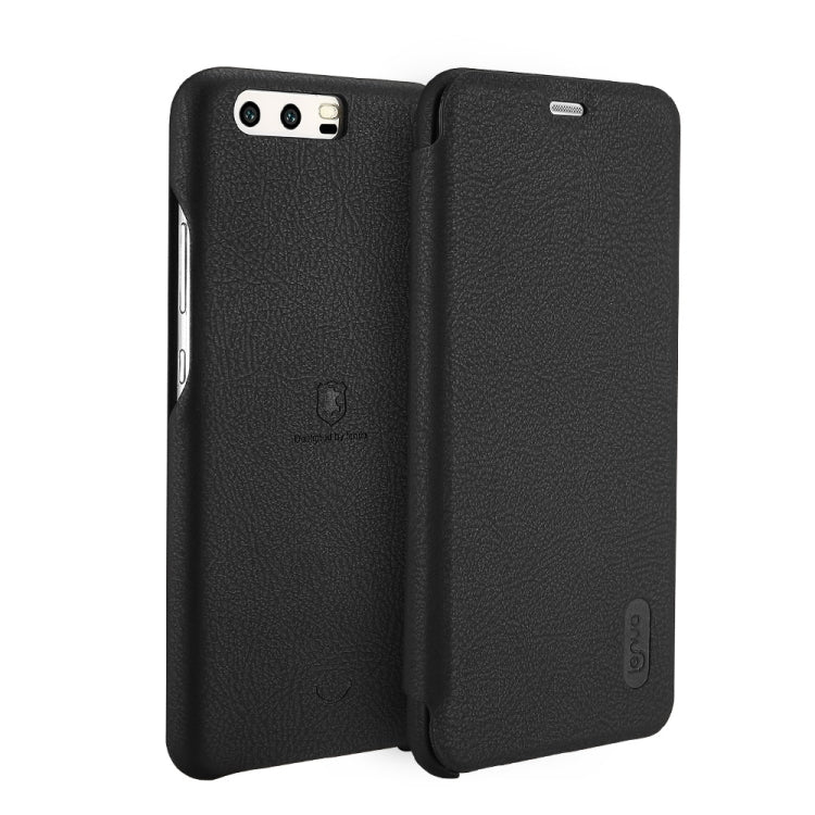 Lenuo for Huawei P10 PU+PC Litchi Texture Horizontal Flip Leather Case with Card Slots