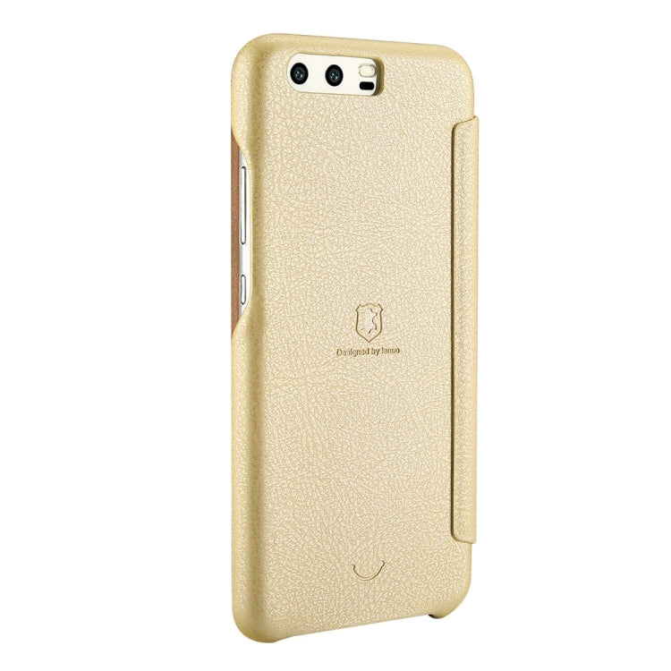Lenuo for Huawei P10 PU+PC Litchi Texture Horizontal Flip Leather Case with Card Slots