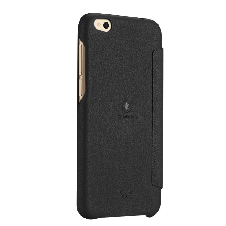 Lenuo for Xiaomi Mi 5c PU+PC Litchi Texture Horizontal Flip Leather Case with Card Slots