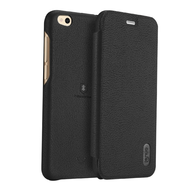 Lenuo for Xiaomi Mi 5c PU+PC Litchi Texture Horizontal Flip Leather Case with Card Slots