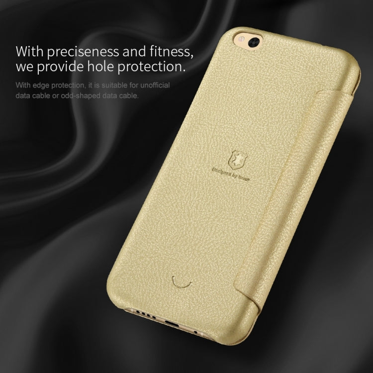 Lenuo for Xiaomi Mi 5c PU+PC Litchi Texture Horizontal Flip Leather Case with Card Slots