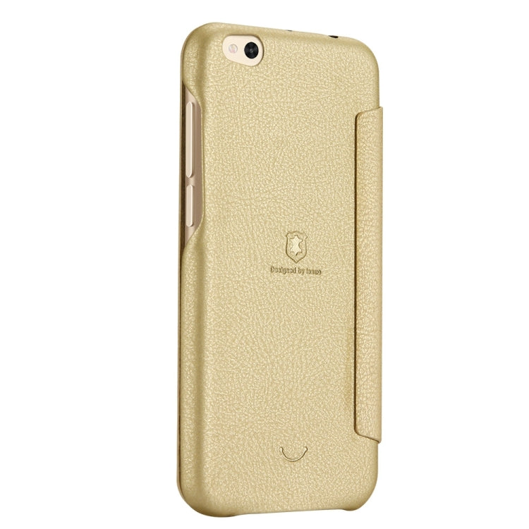 Lenuo for Xiaomi Mi 5c PU+PC Litchi Texture Horizontal Flip Leather Case with Card Slots