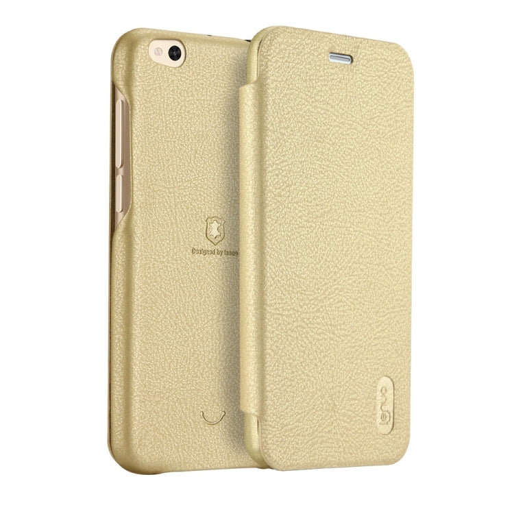 Lenuo for Xiaomi Mi 5c PU+PC Litchi Texture Horizontal Flip Leather Case with Card Slots