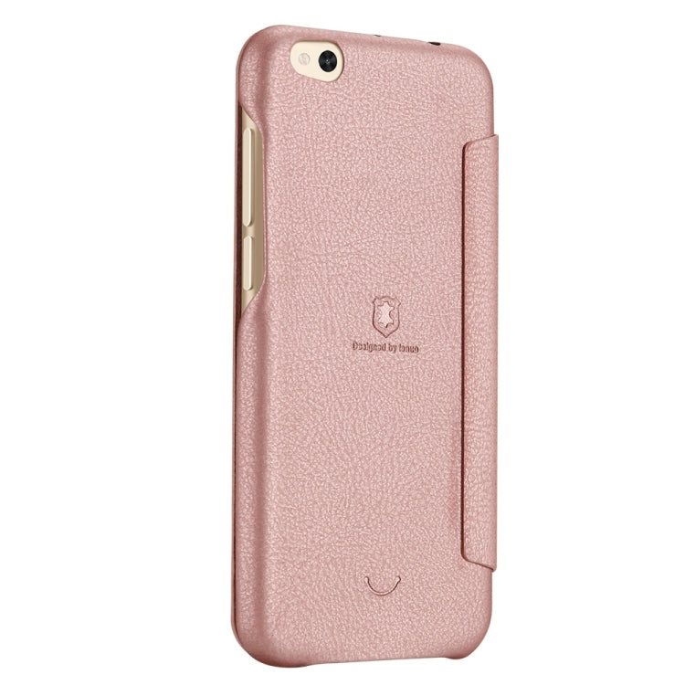 Lenuo for Xiaomi Mi 5c PU+PC Litchi Texture Horizontal Flip Leather Case with Card Slots