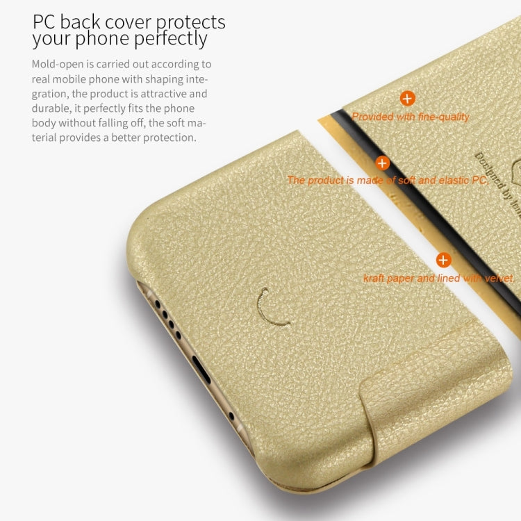 Lenuo for Xiaomi Mi 5c PU+PC Litchi Texture Horizontal Flip Leather Case with Card Slots