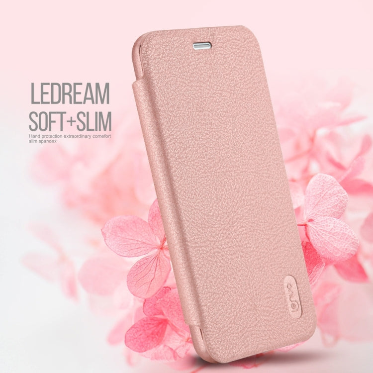 Lenuo for Xiaomi Mi 5c PU+PC Litchi Texture Horizontal Flip Leather Case with Card Slots