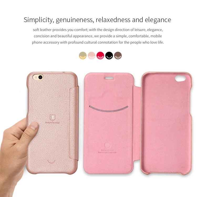 Lenuo for Xiaomi Mi 5c PU+PC Litchi Texture Horizontal Flip Leather Case with Card Slots