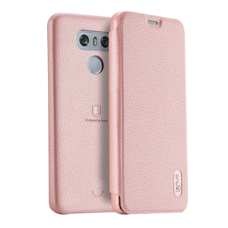 Lenuo for LG G6 PU+PC Litchi Texture Horizontal Flip Leather Case with Card Slots
