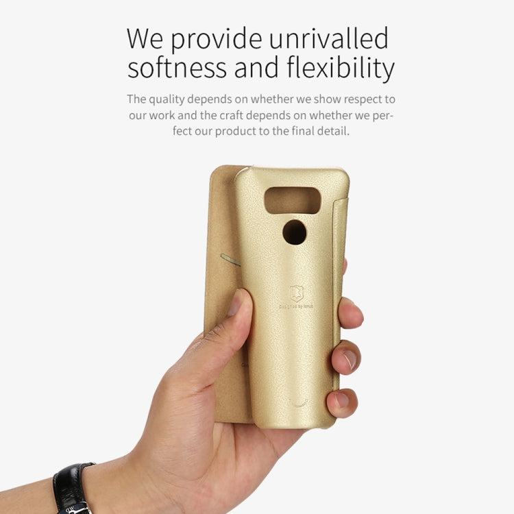 Lenuo for LG G6 PU+PC Litchi Texture Horizontal Flip Leather Case with Card Slots