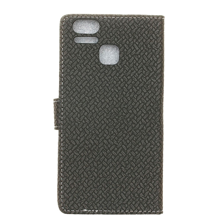 For ASUS ZenFone 3 Zoom / ZE553KL Knit Texture Horizontal Flip Leather Case with Holder & Card Slots & Wallet & Photo Frame
