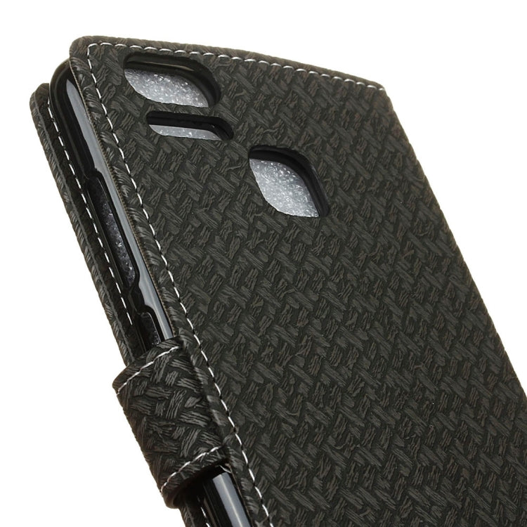 For ASUS ZenFone 3 Zoom / ZE553KL Knit Texture Horizontal Flip Leather Case with Holder & Card Slots & Wallet & Photo Frame