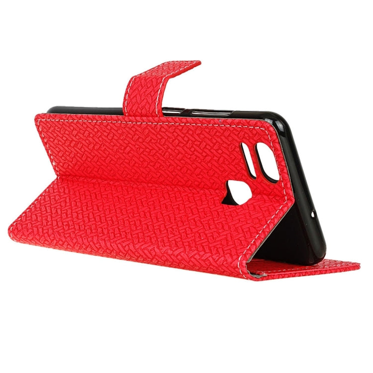 For ASUS ZenFone 3 Zoom / ZE553KL Knit Texture Horizontal Flip Leather Case with Holder & Card Slots & Wallet & Photo Frame