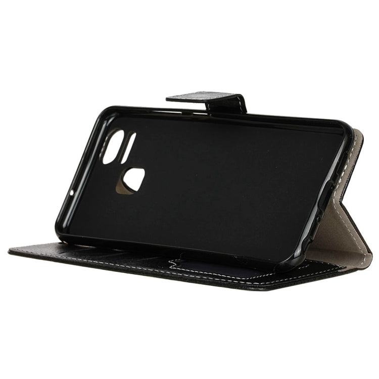 For ASUS ZenFone 3 Zoom / ZE553KL Retro Crazy Horse Texture Horizontal Flip Leather Case with Holder & Card Slots & Wallet & Photo Frame