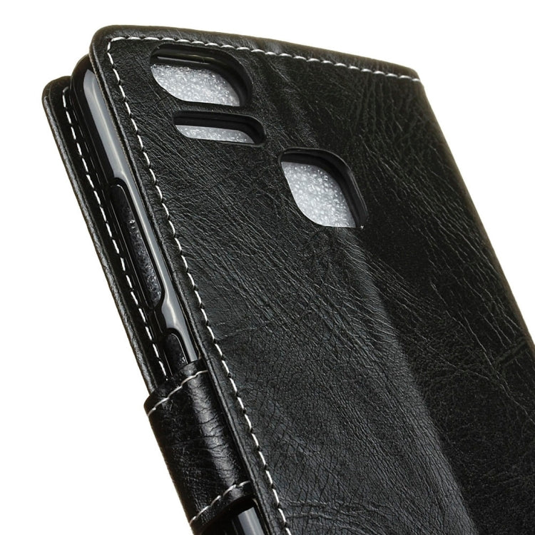 For ASUS ZenFone 3 Zoom / ZE553KL Retro Crazy Horse Texture Horizontal Flip Leather Case with Holder & Card Slots & Wallet & Photo Frame