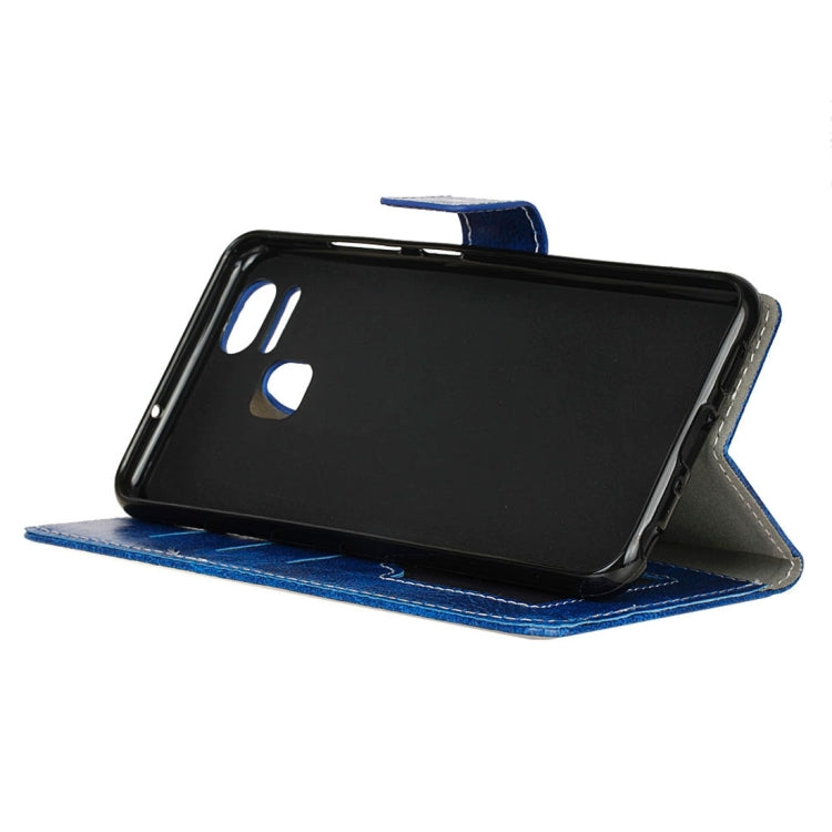 For ASUS ZenFone 3 Zoom / ZE553KL Retro Crazy Horse Texture Horizontal Flip Leather Case with Holder & Card Slots & Wallet & Photo Frame