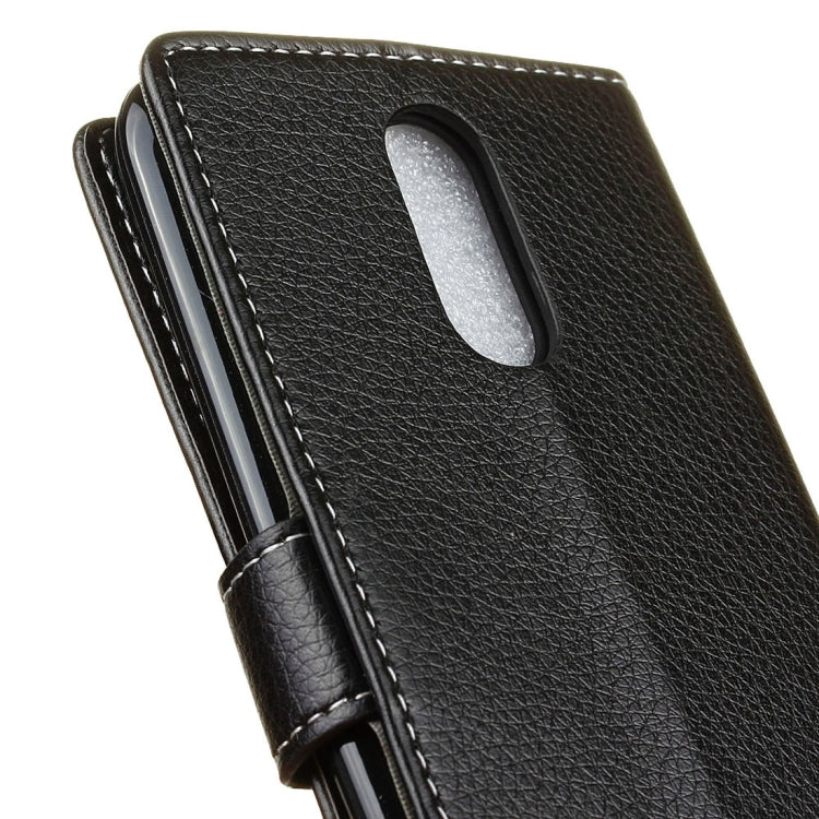 For LG K10 (2017) (EU Version) Litchi Texture Horizontal Flip Leather Case with Holder & Card Slots & Wallet & Photo Frame