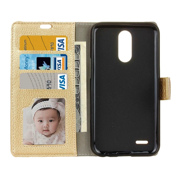 For LG K10 (2017) (EU Version) Litchi Texture Horizontal Flip Leather Case with Holder & Card Slots & Wallet & Photo Frame