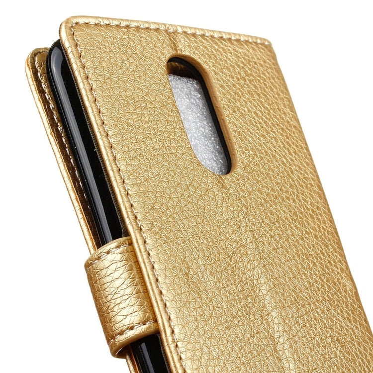 For LG K10 (2017) (EU Version) Litchi Texture Horizontal Flip Leather Case with Holder & Card Slots & Wallet & Photo Frame