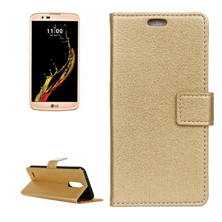 For LG K10 (2017) (EU Version) Litchi Texture Horizontal Flip Leather Case with Holder & Card Slots & Wallet & Photo Frame