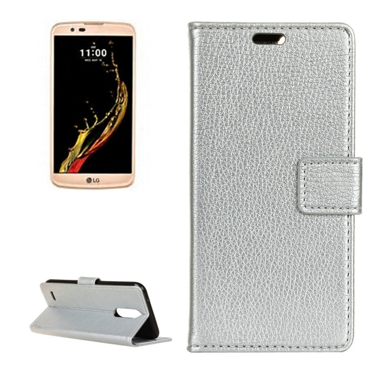 For LG K10 (2017) (EU Version) Litchi Texture Horizontal Flip Leather Case with Holder & Card Slots & Wallet & Photo Frame