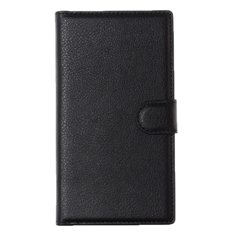 For Blackberry Priv Litchi Texture Horizontal Flip Leather Case with Magnetic Buckle & Holder & Card Slots & Wallet