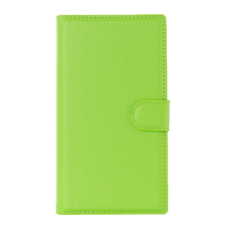 For Blackberry Priv Litchi Texture Horizontal Flip Leather Case with Magnetic Buckle & Holder & Card Slots & Wallet