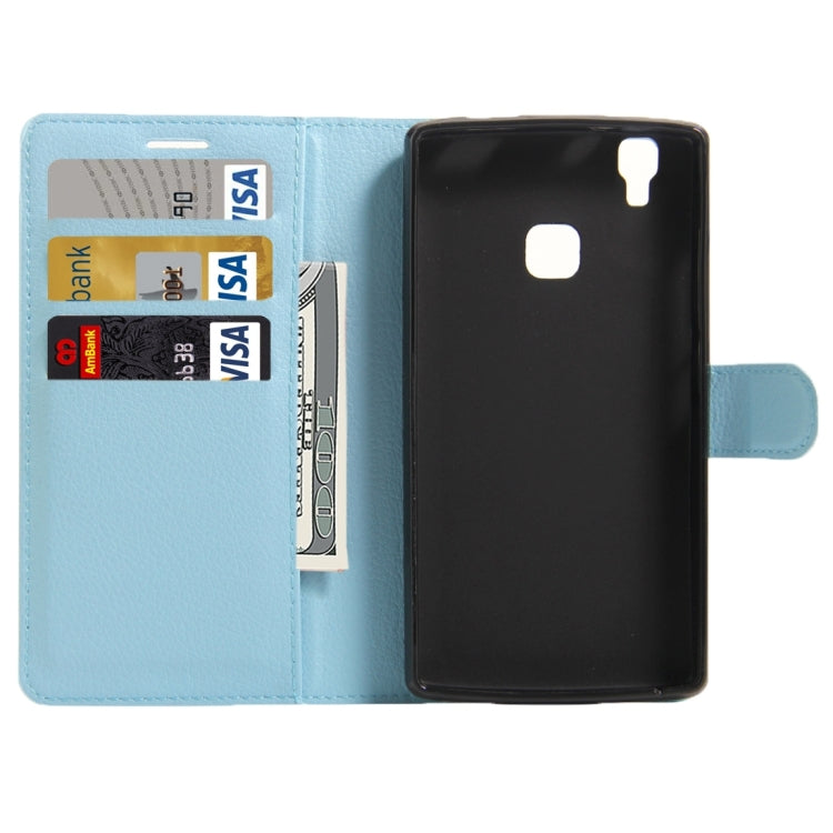 For DOOGEE X5 MAX Litchi Texture Horizontal Flip Leather Case with Magnetic Buckle & Holder & Card Slots & Wallet