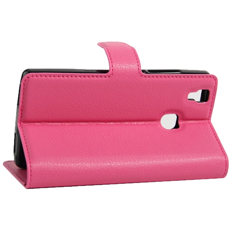 For DOOGEE X5 MAX Litchi Texture Horizontal Flip Leather Case with Magnetic Buckle & Holder & Card Slots & Wallet