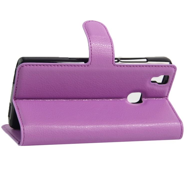 For DOOGEE X5 MAX Litchi Texture Horizontal Flip Leather Case with Magnetic Buckle & Holder & Card Slots & Wallet