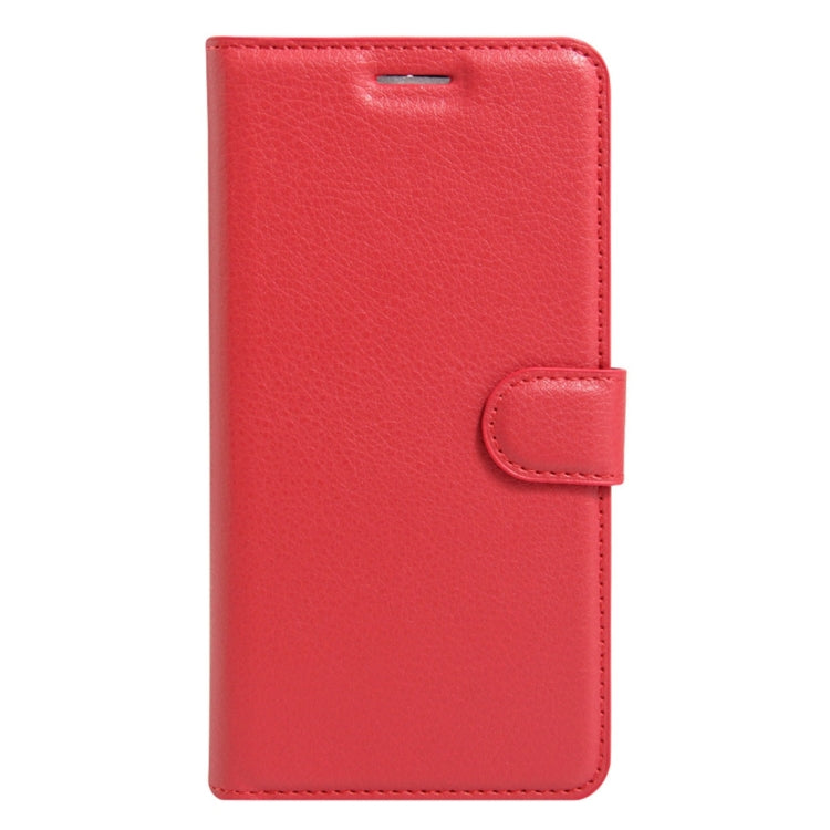 For DOOGEE X5 MAX Litchi Texture Horizontal Flip Leather Case with Magnetic Buckle & Holder & Card Slots & Wallet