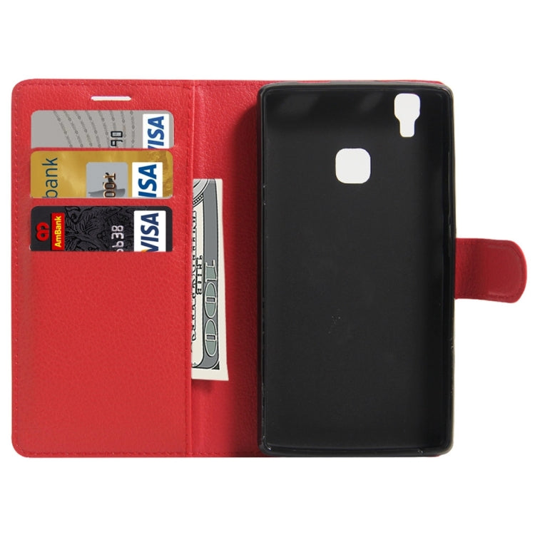 For DOOGEE X5 MAX Litchi Texture Horizontal Flip Leather Case with Magnetic Buckle & Holder & Card Slots & Wallet