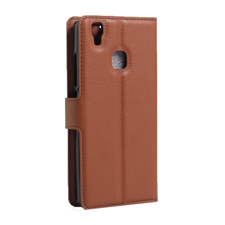 For DOOGEE X5 MAX Litchi Texture Horizontal Flip Leather Case with Magnetic Buckle & Holder & Card Slots & Wallet