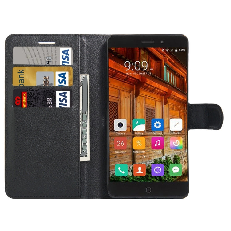 For Elephone P9000 Litchi Texture Horizontal Flip Leather Case with Magnetic Buckle & Holder & Card Slots & Wallet