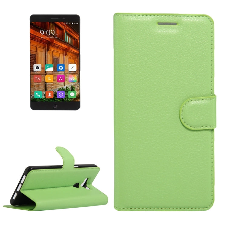 For Elephone P9000 Litchi Texture Horizontal Flip Leather Case with Magnetic Buckle & Holder & Card Slots & Wallet