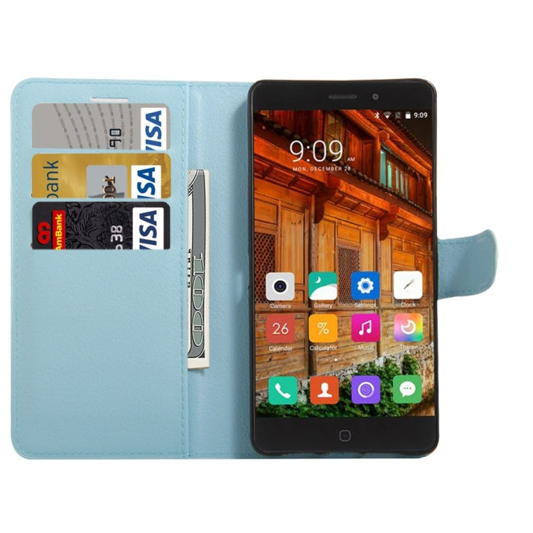 For Elephone P9000 Litchi Texture Horizontal Flip Leather Case with Magnetic Buckle & Holder & Card Slots & Wallet