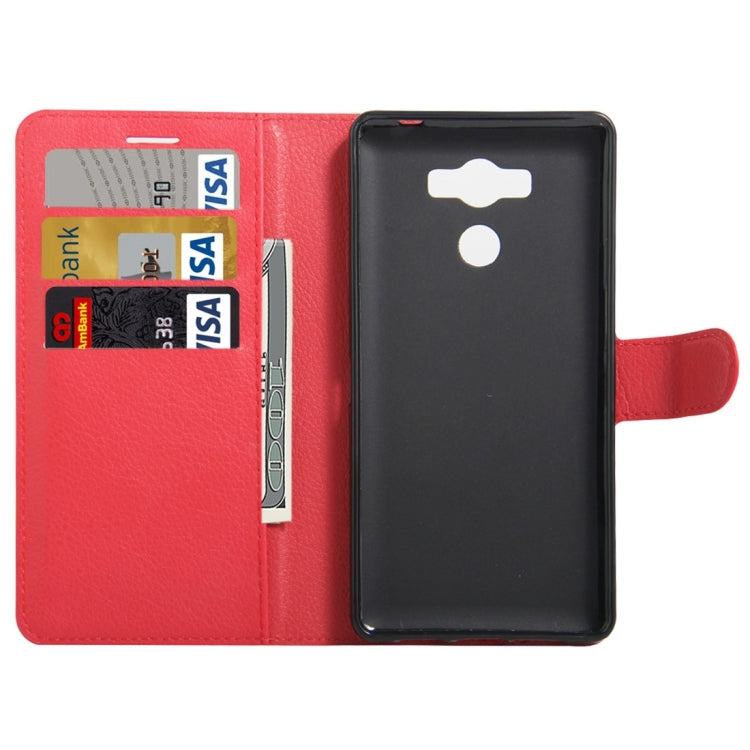 For Elephone P9000 Litchi Texture Horizontal Flip Leather Case with Magnetic Buckle & Holder & Card Slots & Wallet