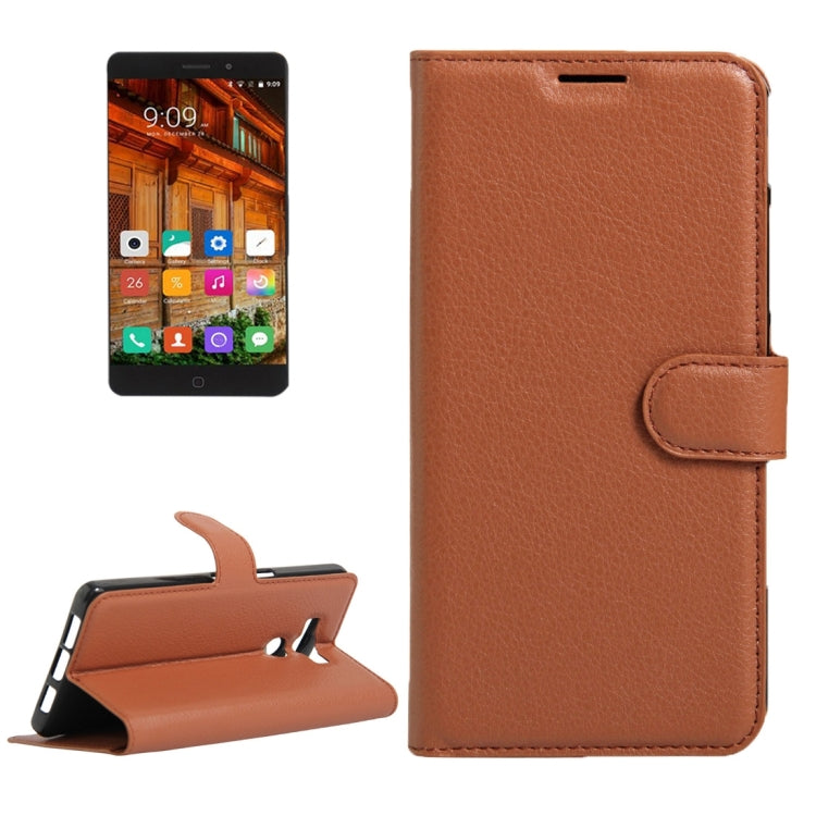 For Elephone P9000 Litchi Texture Horizontal Flip Leather Case with Magnetic Buckle & Holder & Card Slots & Wallet