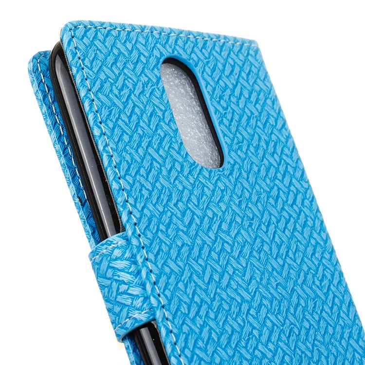 For LG Stylo 3 Knit Texture Horizontal Flip Leather Case with Holder & Card Slots & Wallet & Photo Frame