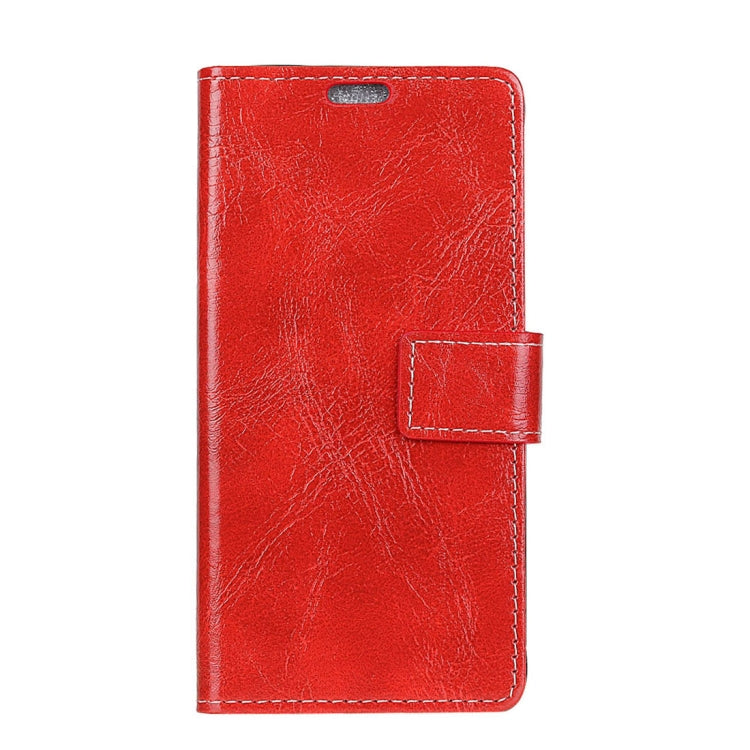 For Motorola Moto X4 Crazy Horse Texture Horizontal Flip Shockproof Protective Leather Case with Holder