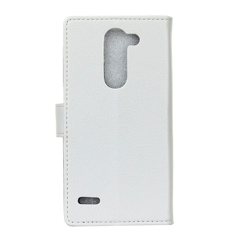 For LG X Mach Litchi Texture Horizontal Flip Leather Case with Holder & Card Slots & Wallet & Photo Frame