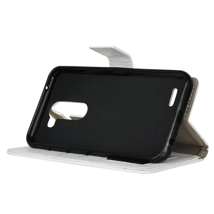 For LG X Mach Litchi Texture Horizontal Flip Leather Case with Holder & Card Slots & Wallet & Photo Frame