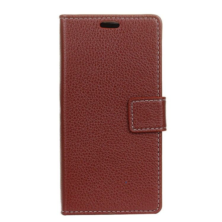 For LG X Mach Litchi Texture Horizontal Flip Leather Case with Holder & Card Slots & Wallet & Photo Frame