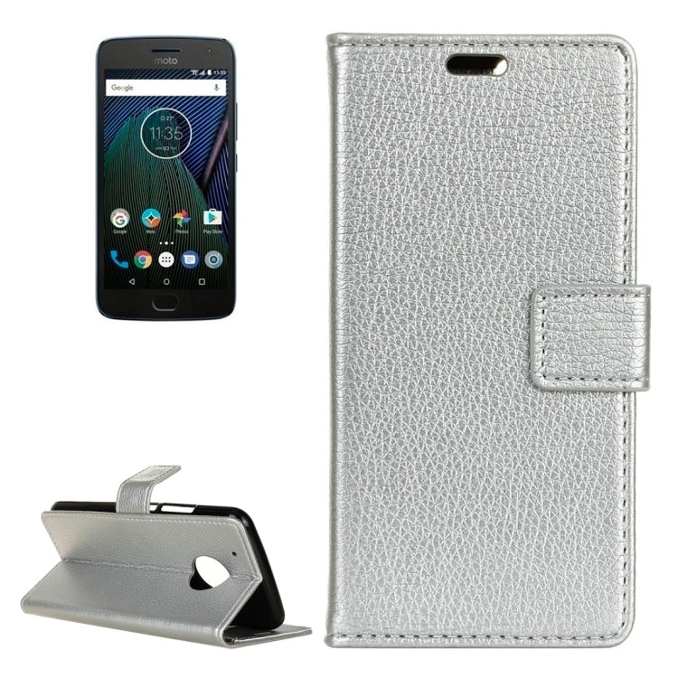 For Motorola Moto G5 Plus Litchi Texture Horizontal Flip Leather Case with Holder & Card Slots & Wallet & Photo Frame