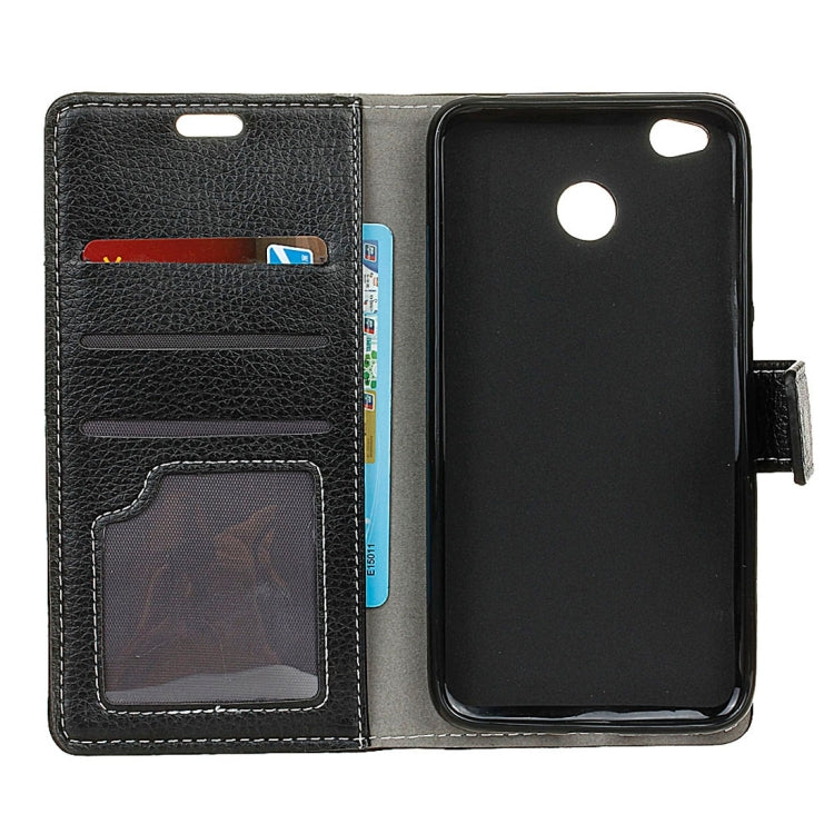 For Xiaomi Redmi 4X Litchi Texture Horizontal Flip Leather Case with Holder & Card Slots & Wallet