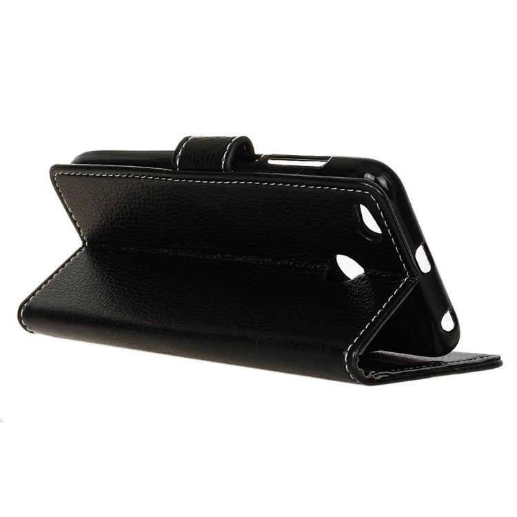 For Xiaomi Redmi 4X Litchi Texture Horizontal Flip Leather Case with Holder & Card Slots & Wallet