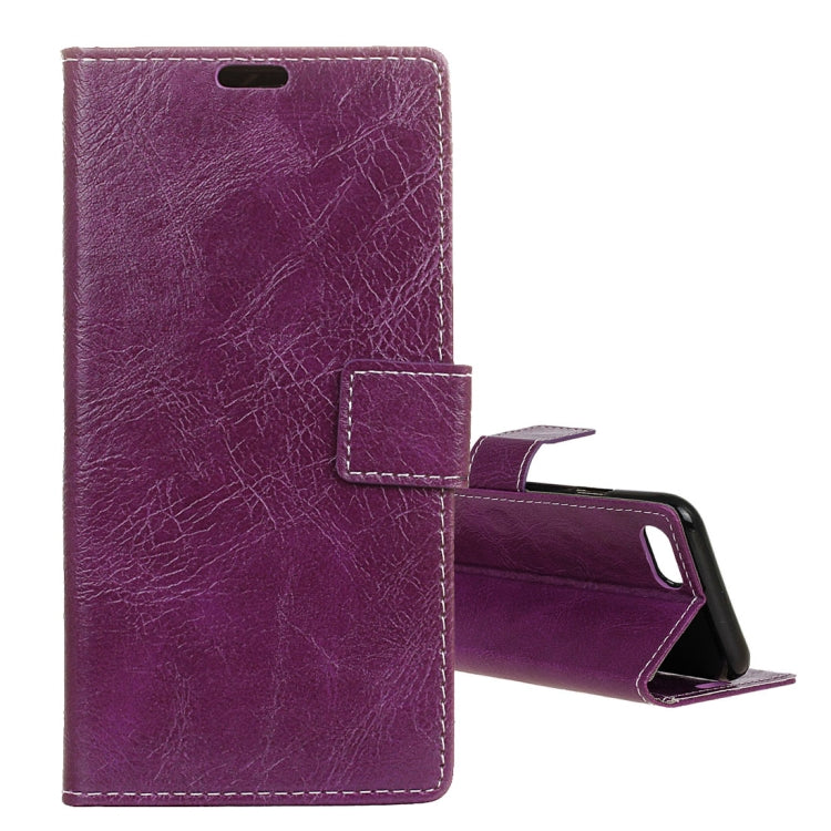 For DOOGEE Mix Retro Crazy Horse Texture Horizontal Flip Leather Case with Holder & Card Slots & Wallet & Photo Frame